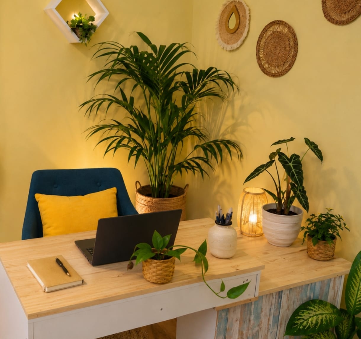 Bureau chaleureux pour les consultations